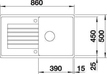 Мойка BLANCO ZIA 5 S SILGRANIT