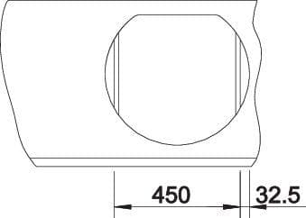 Мойка BLANCO RONDOVAL 45 SILGRANIT