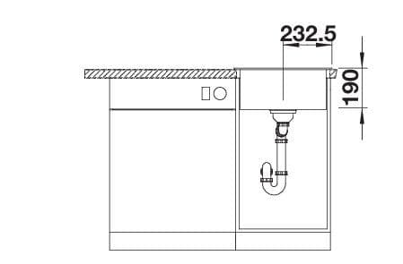 Мойка BLANCO DALAGO 45 SILGRANIT