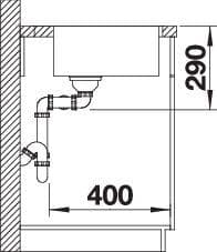 Мойка BLANCO ANDANO 340/340-IF/A нержавеющая сталь