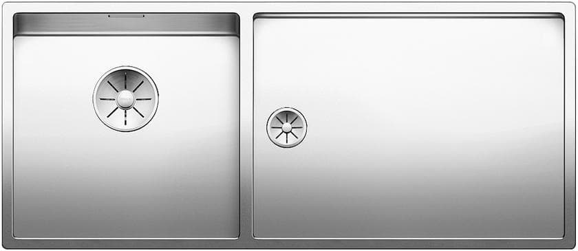 Мойка BLANCO CLARON 400/550-T-U L нержавеющая сталь, Нержавеющая сталь