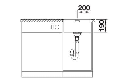 Мойка BLANCO CLARON 400-IF/A