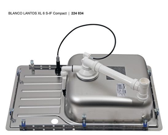 Мойка BLANCO LANTOS XL 6 S-IF Compact нержавеющая сталь