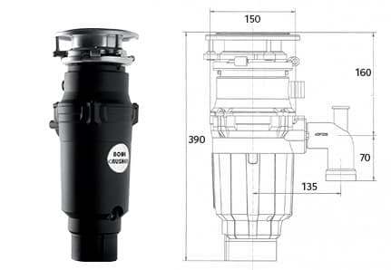 Измельчитель Bone Crusher BC 910 Slim Line