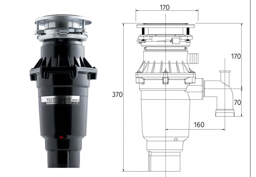 Измельчитель Bone Crusher BC 810-Slim Line