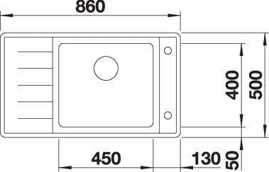 Мойка BLANCO ANDANO XL 6 S-IF Compact нержавеющая сталь зеркальная