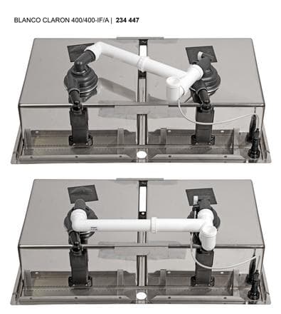 Мойка BLANCO CLARON 400/400-IF/А нержавеющая сталь зеркальная