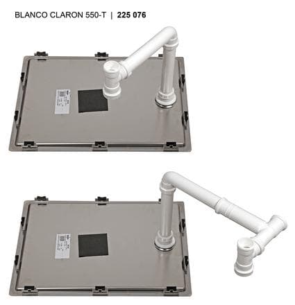 Мойка BLANCO CLARON 550-T-IF/N нержавеющая сталь зеркальная