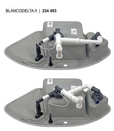 Мойка BLANCO DELTA II (Delta 9E) SILGRANIT