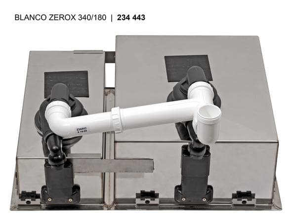 Мойка BLANCO ZEROX 340/180-U нержавеющая сталь