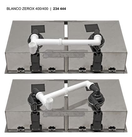 Мойка BLANCO ZEROX 400/400-IF нержавеющая сталь