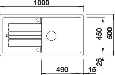 Мойка BLANCO ZIA XL 6 S SILGRANIT