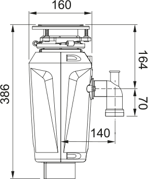 Измельчитель Franke SLIM 125