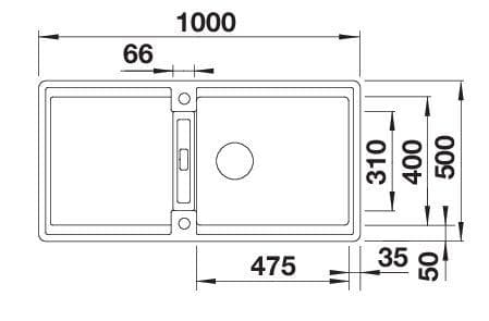 Мойка BLANCO ADIRA XL 6S SILGRANIT