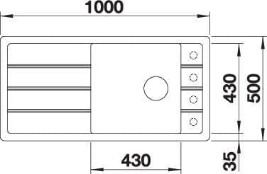 Мойка BLANCO FARON XL 6S SILGRANIT