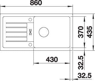 Мойка BLANCO FAVUM XL 6 S SILGRANIT