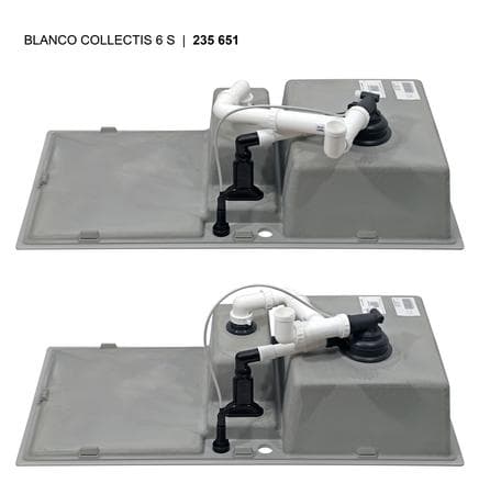 Мойка BLANCO COLLECTIS 6S SILGRANIT правая (автомат)