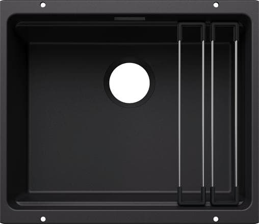 Мойка BLANCO ETAGON 500-U SILGRANIT (for Coloured Components), Черный