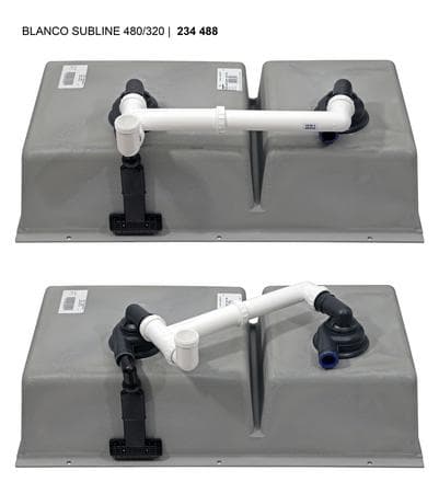 Мойка BLANCO SUBLINE 480/320-U SILGRANIT