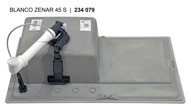 Мойка BLANCO ZENAR 45 S-F SILGRANIT