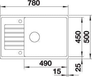 Мойка BLANCO ZIA XL 6 S Compact SILGRANIT