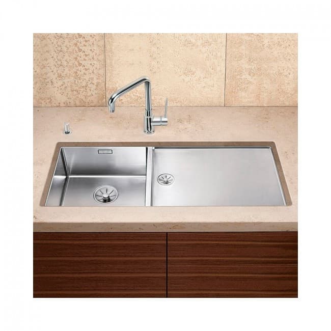 Мойка BLANCO CLARON 400/550-T-U L нержавеющая сталь