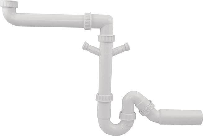 Сифон специальный плоский 1,5'' x 50 mm BLANCO, Белый